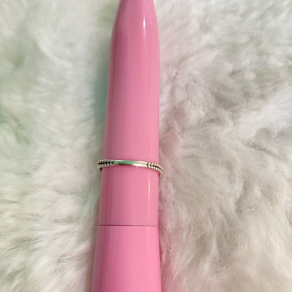 Sterling Silver Oxidized Genuine Turquoise Stone size 8 - Picture 5 of 5